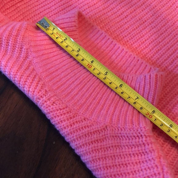 💗Express Mock turtleneck Preppy Dolman sleeve blue band detail sweater - Picture 10 of 10